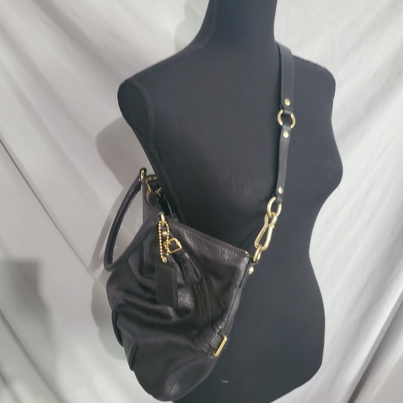 Coach leather handbag with wallet - Picture 2 of 10